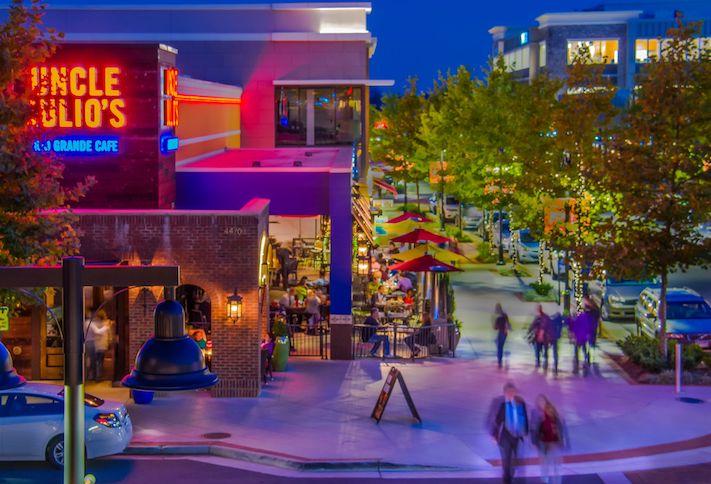 The One Loudoun development in Ashburn, photographed before the pandemic. 