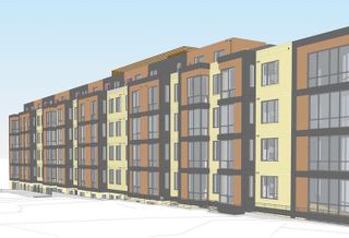 A rendering of the affordable housing project planned at 2911 Rhode Island Ave. NE. 