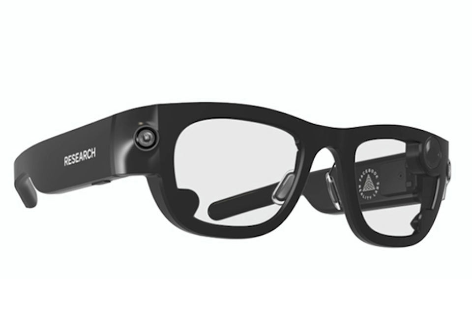 A closer look at Facebook's Project Aria glasses. 