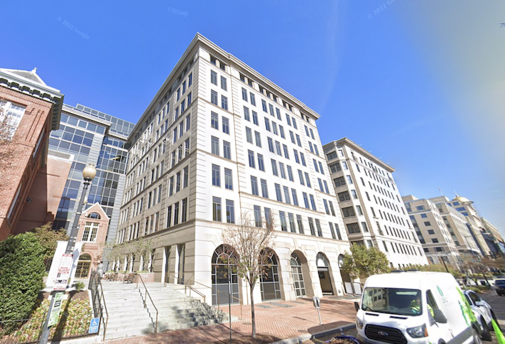 Kellogg Hansen law firm occupies five floors in the Sumner Square building in Dupont Circle.