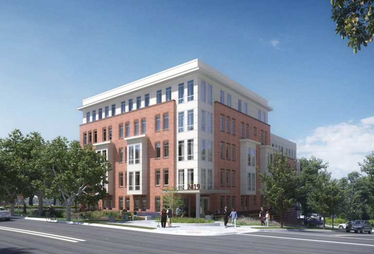 A rendering of Miller Development's senior affordable housing project planned for 2419 25th St. SE. 