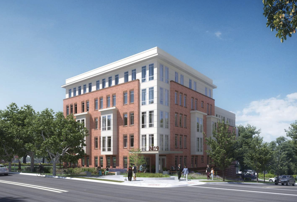 A rendering of Miller Development's senior affordable housing project planned for 2419 25th St. SE.
