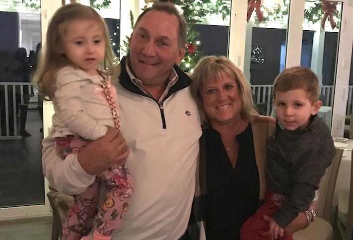 Bainbridge Chief Operating Officer Kevin Keane with his family. 