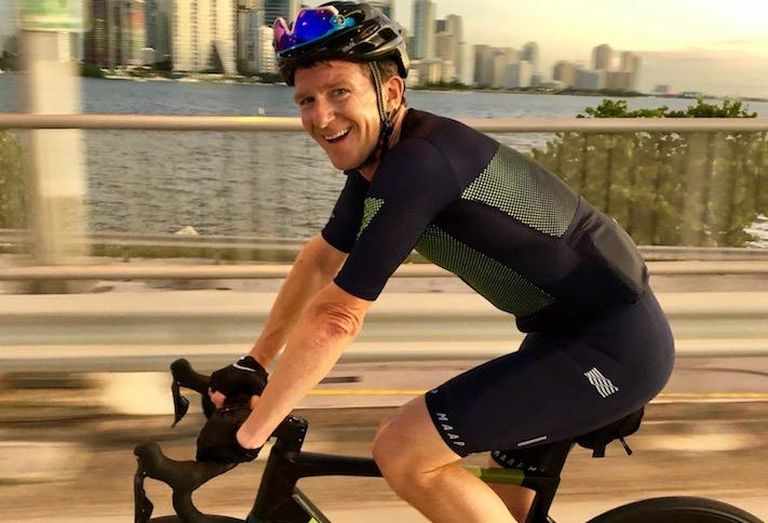 Walker & Dunlop CEO Willy Walker cycling. 