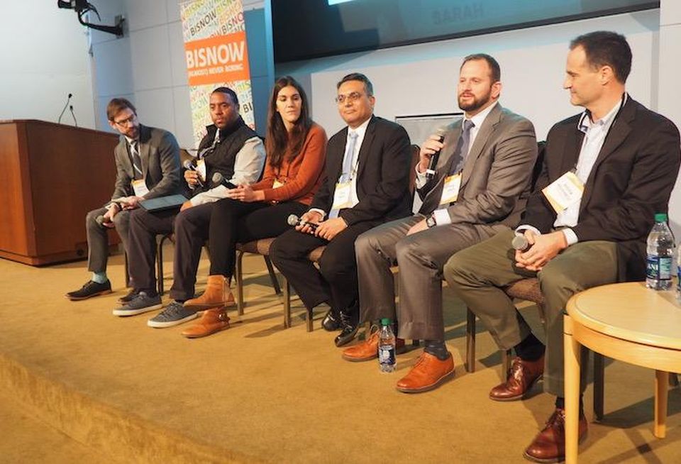 D.C. Director of Planning Andrew Trueblood, Antunovich Associates' Julian Looney, Republic Restoratives' Sarah Mosbacher, EXP's Faisal Hameed, Foulger-Pratt's Brigg Bunker and Carr Properties' Austen Holderness