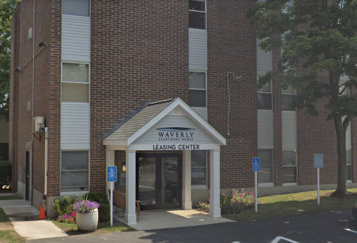 The Waverly apartment community in Boston's Brighton neighborhood, part of the six-property portfolio that AIR Communities sold. 
