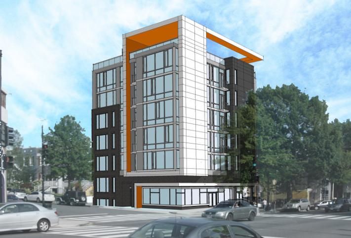 A rendering of The Warrenton Group's project at 3619 Georgia Ave. NW