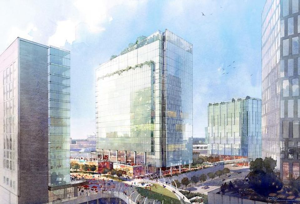 A rendering of the next phase of development at Tysons Corner Center, on the Lord & Taylor site.