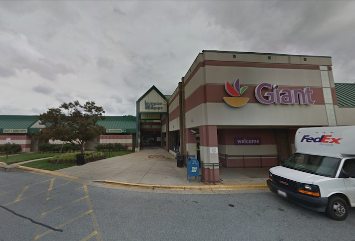 The Giant-anchored Livingston Square Shopping Center in Fort Washington, Maryland. 