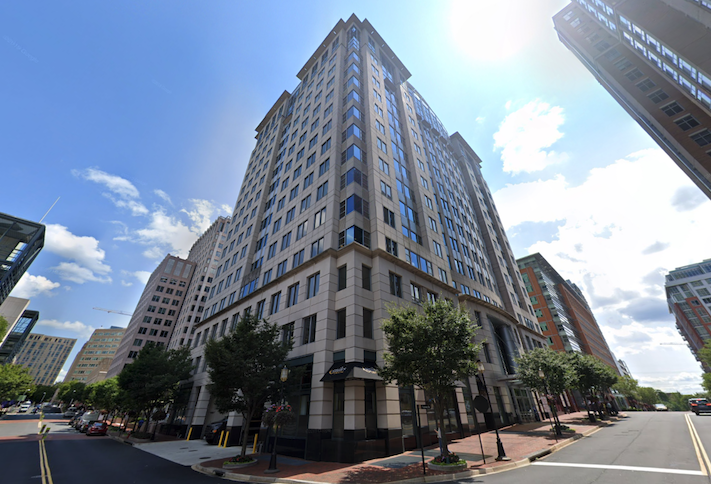 The Two Freedom Square office building at Reston Town Center. 