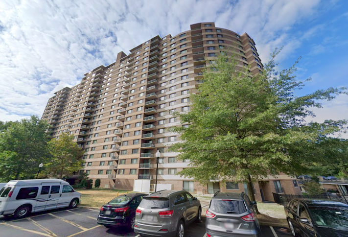 The Warwick Apartments at 1131 University Blvd. in Silver Spring. 