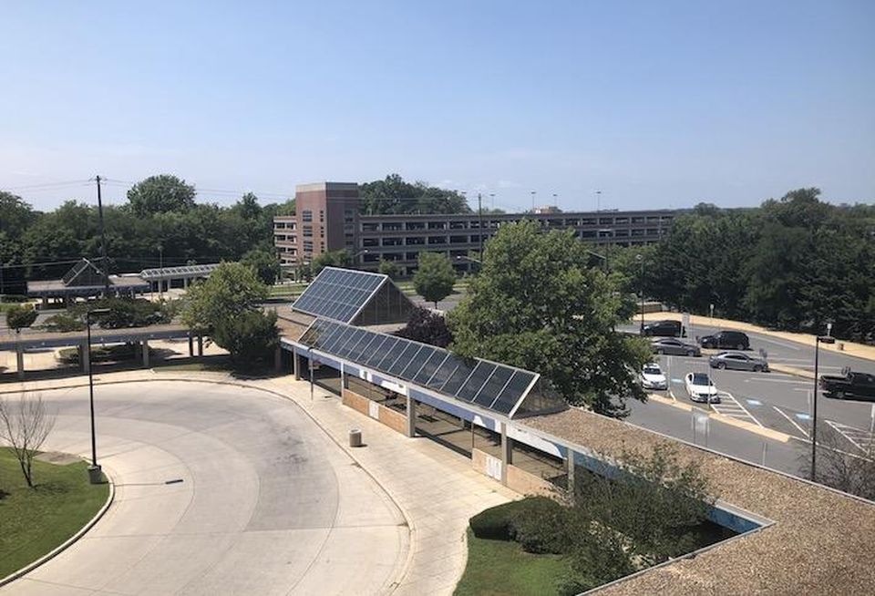The Glenmont Metro station in east Montgomery County has little development around it.