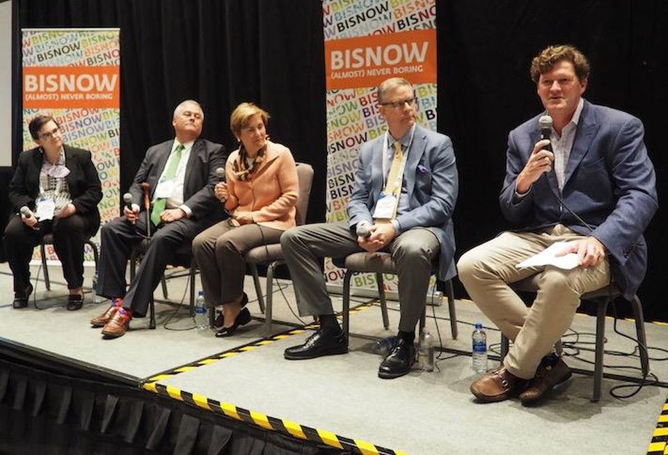 Goulston & Storrs' Meghan Hottel-Cox, United Bank's Joe LeMense, Wesley Housing's Shelley Murphy, ZDS's Robert McClennan and MidCity's Michael Meers