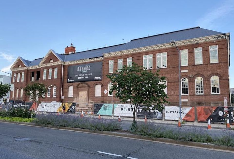 The Grimke School at 1923 Vermont Ave., currently under redevelopment.