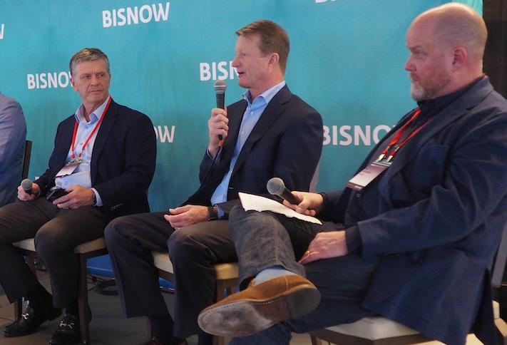 MCB Real Estate's Drew Gorman, Rappaport's Henry Fonvielle and Macerich's FK Grunert.  