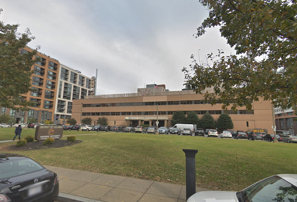 The D.C. Housing Authority headquarters at 1133 North Capitol St. NE prior to redevelopment.