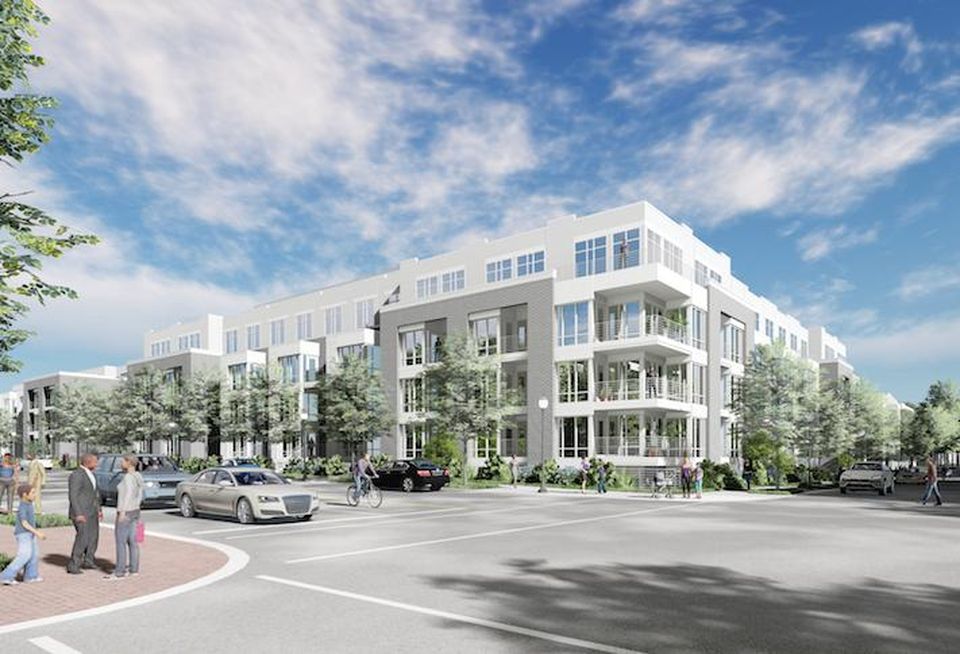 A rendering of MidCity's 1200 Fifth St. NW project in Mount Vernon Triangle.