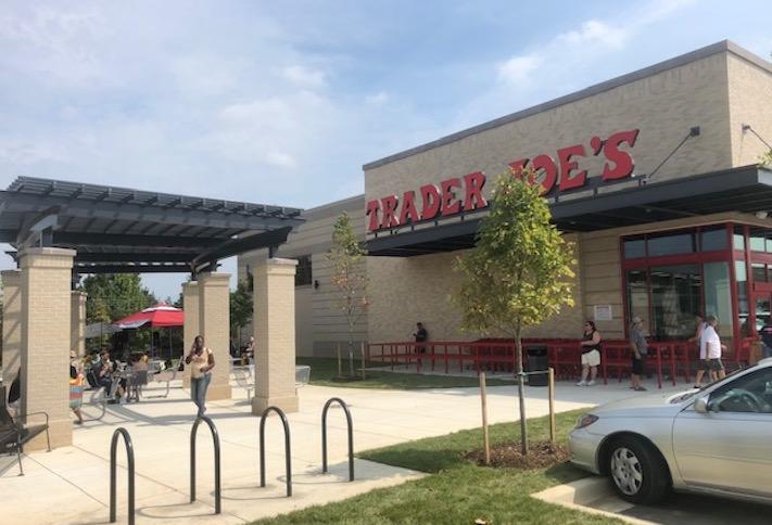 The Trader Joe's at the Travilah Square Shopping Center in Rockville