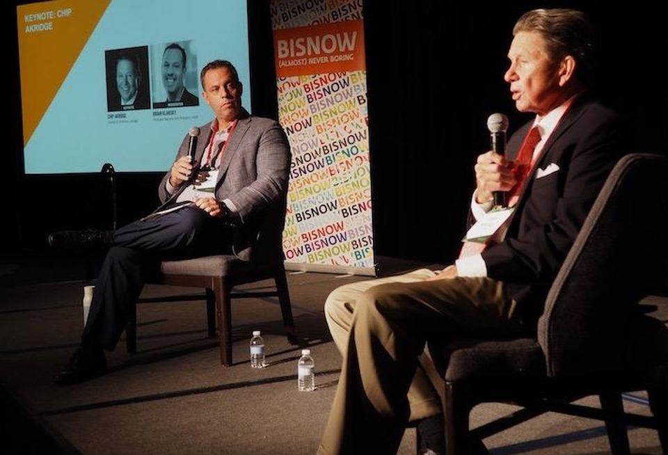 View's Brian Klansky and Akridge's Chip Akridge. 