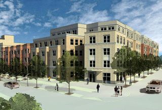 A rendering of the Spring Flats project at 1125 Spring Road. 