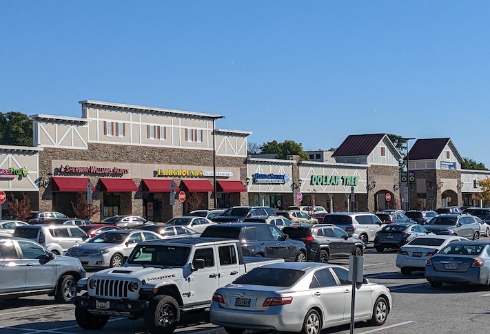 Shopping centers like Timonium Square north of Baltimore are at the heart of a rebounding suburban retail sector in the metro area. 