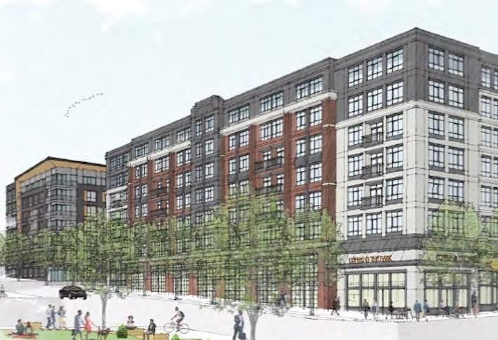 A rendering of the Blue Skye and Donatelli team's plans for its Hill East Phase 2 development. 