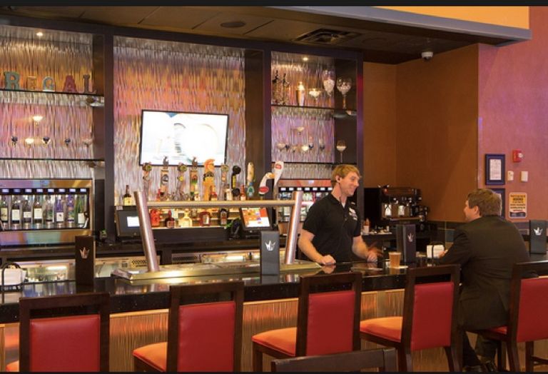 Bar in the Lobby of Regal Dulles Town Center 10 Theatre