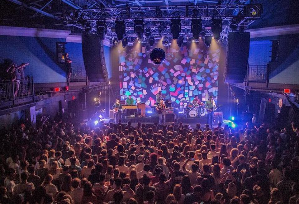 The crowd at 9:30 Club for the Dr. Dog concert on Sept. 17.