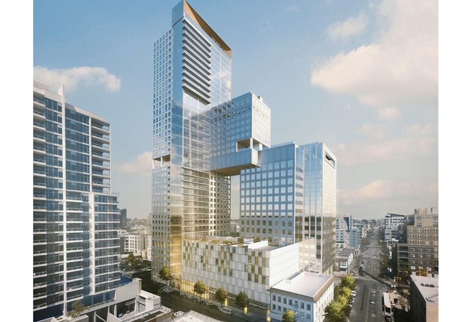 This nearly $400M 7th & Market development will create a landmark, 39-story tower along Market St that combines a mix of residential, retail, office, hotel and public parking uses.