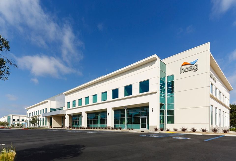 The three-building medical complex comprising Hoag Health Center offers all types of healthcare services under one roof.