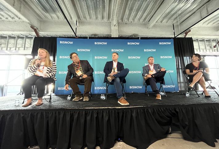 Panel answer questions during Bisnow's Baltimore State of the Market Event on Sept. 22, 2022.