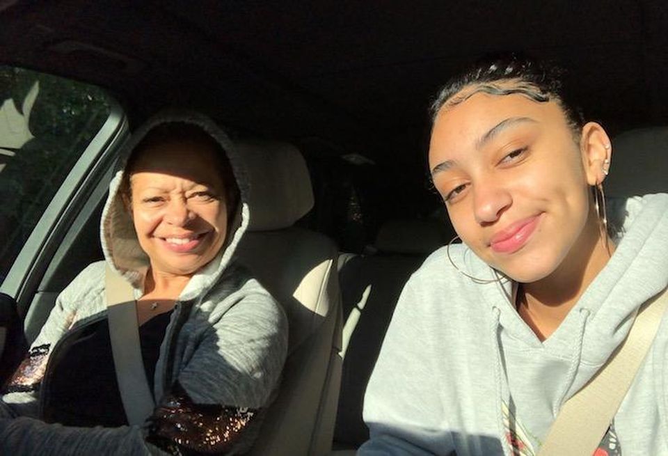 Deryl McKissack with her daughter, Ahlyah.