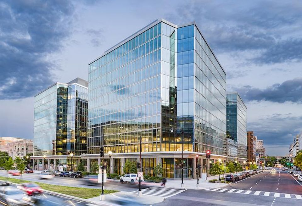 The Capitol Crossing development, with the 250 Massachusetts Ave. NW building on the right. 