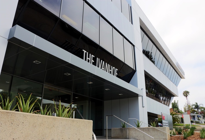 The Ivanhoe office building in La Jolla Village.