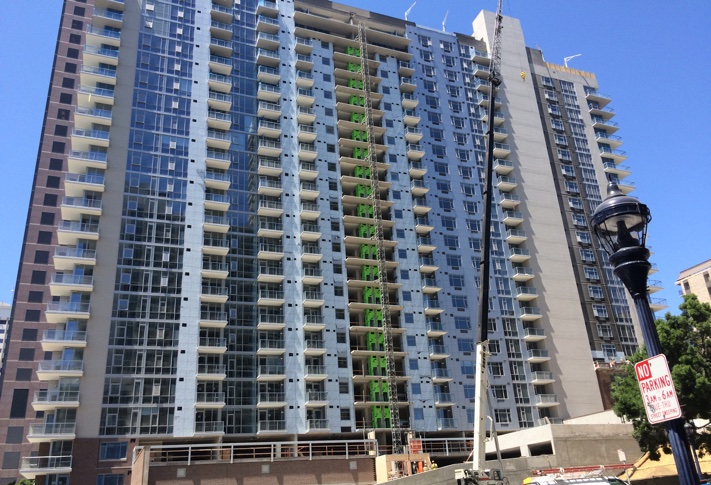 This multifamily project is among the many Downtown San Diego projects currently under way.