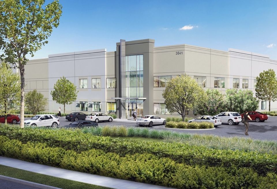 Pictured is a a rendering of First Park @ Ocean Ranch in Oceanside, a 237.3k SF, three-building complex, preleasedby Suja Juice and Brixton, a growing local apparel brand,