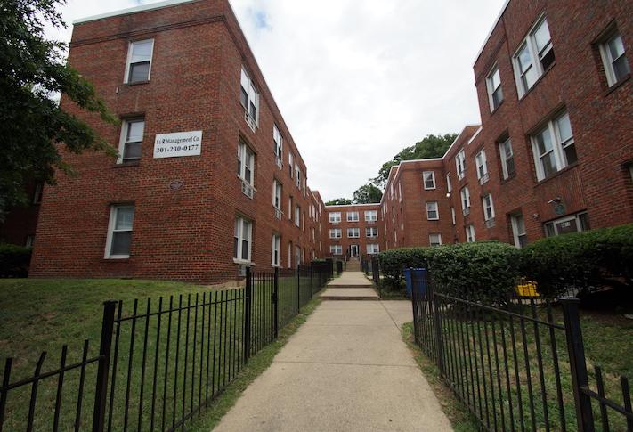 The apartment property at 4069-4089 Minnesota Ave. NE. 