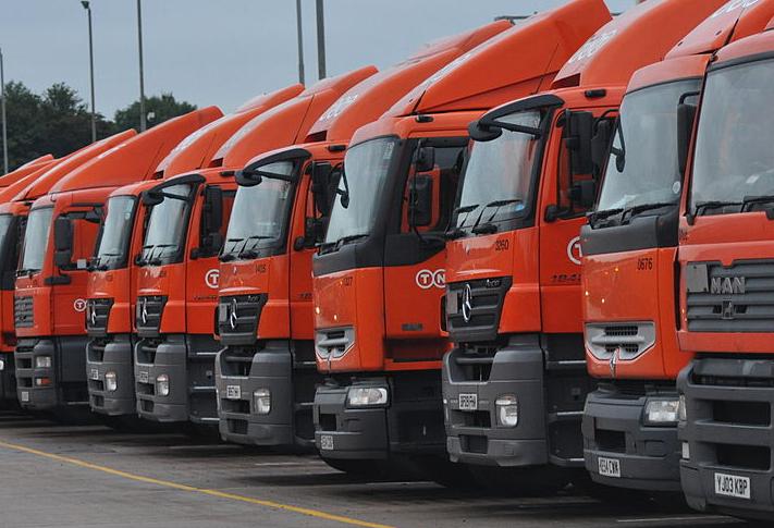 TNT lorries HGV vehicles