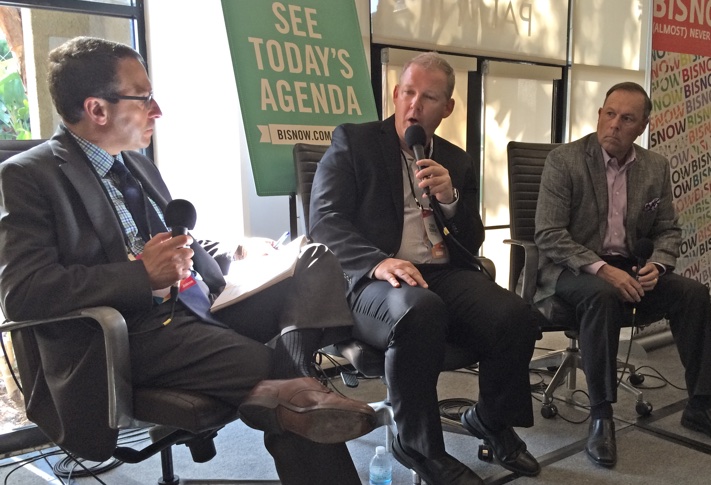 Chris Dobbins responds toa question about where the hotel industry  is in the cycle.