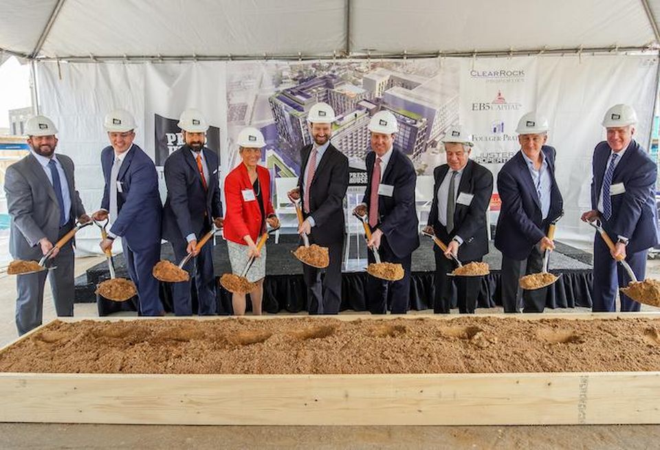 Foulger-Pratt groundbreaking Press House NoMa