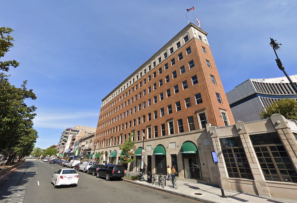 The mixed-use property at 1301 and 1317 Connecticut Ave. NW. 