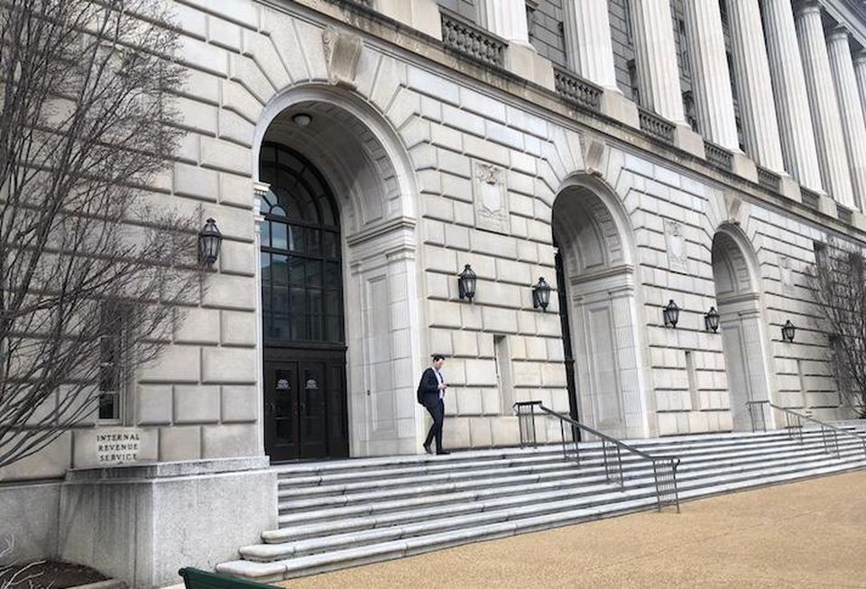 The Internal Revenue Service building at 1111 Constitution Ave. NW