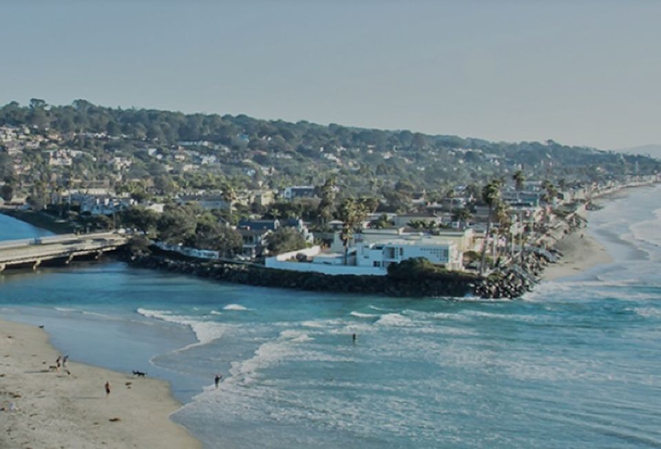 Del Mar, San Diego County's smallest city with just 4,300 permanent residents, has a tourist economy promoted by its pristine beaches and quaint downtown village atmosphere.