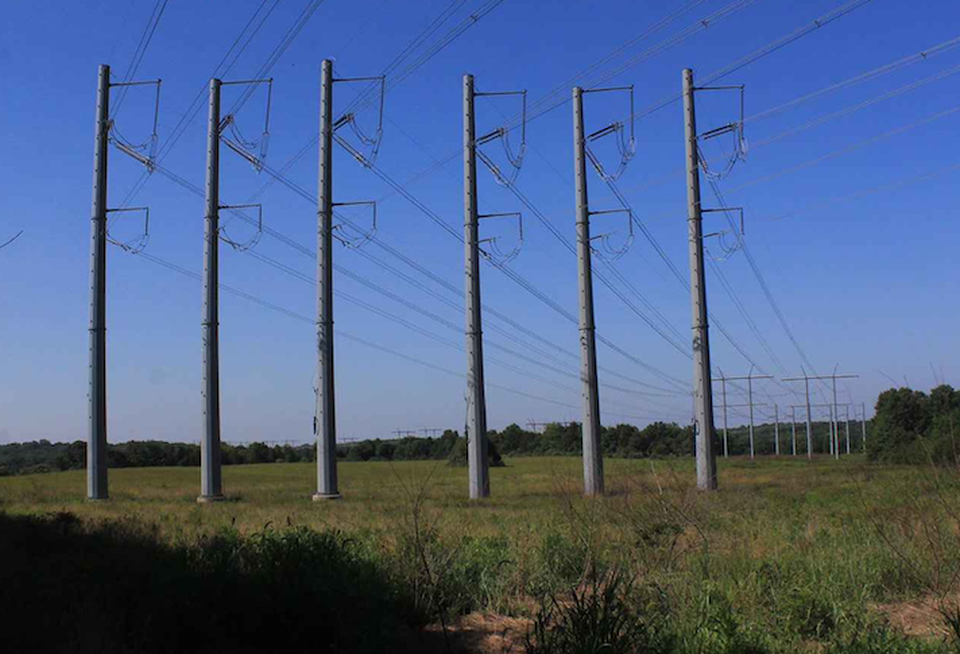 power lines Manassas