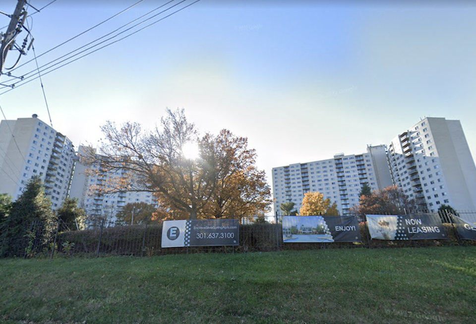 The Enclave Silver Spring Apartments in the D.C. suburbs, a complex that has rented to Ukrainian refugees this year.