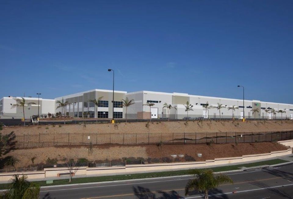 Pictured is Fedex's new 312k SF distribution facility in Oceanside.