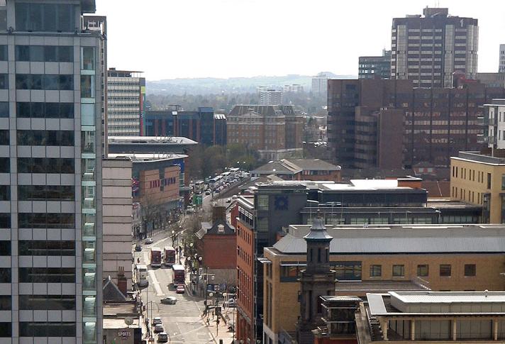 Broad Street, Birmingham's Skyscraper Alley, Prepares For BTR Bounceback