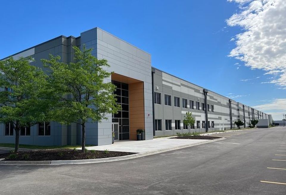 Skybox's data center in Elk Grove Village, Illinois, a project it co-developed with Prologis on a site of a former warehouse complex.