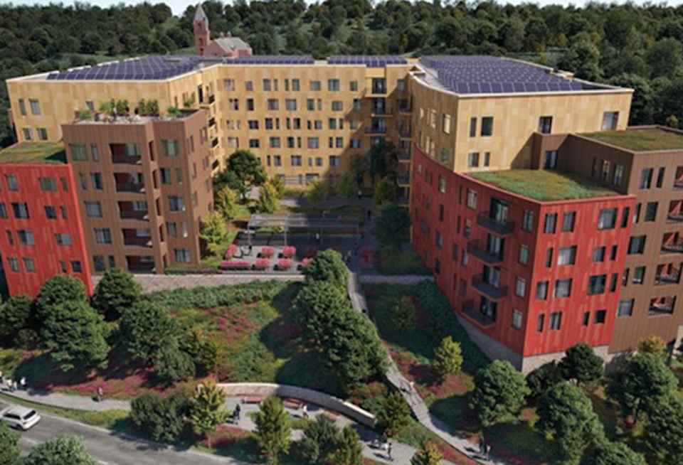 A rendering of 2Life Communities' 174-unit Opus Newton development.