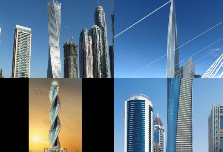 The World's 7 Tallest Twisting Towers